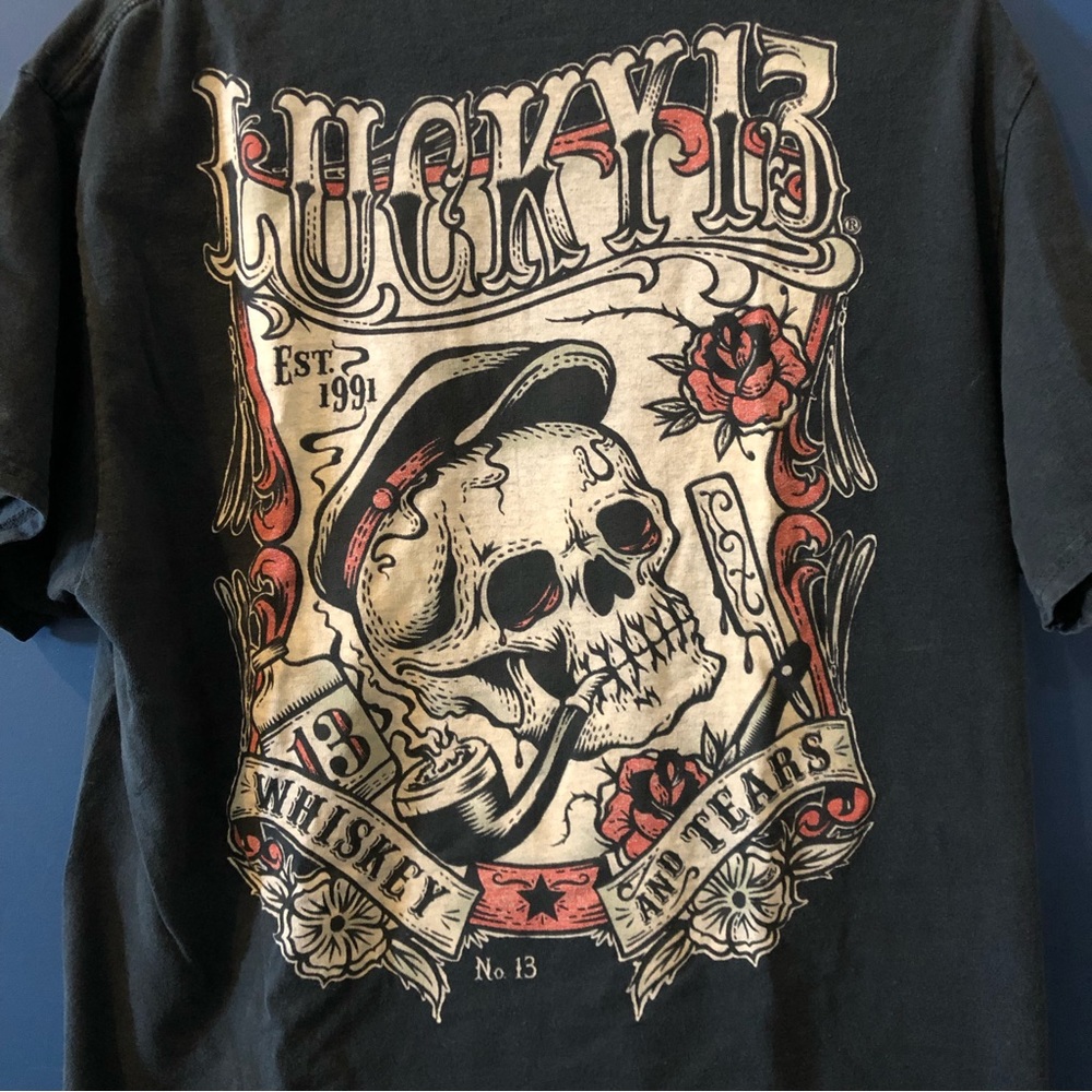 MENS Lucky 13 L TSHIRT